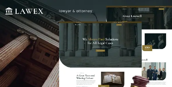 Lawex – Lawyer & Attorney Elementor Template Kit